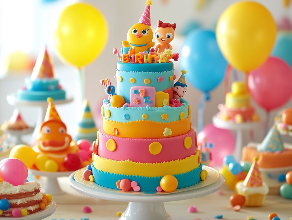 Rainbow Cloud Cake